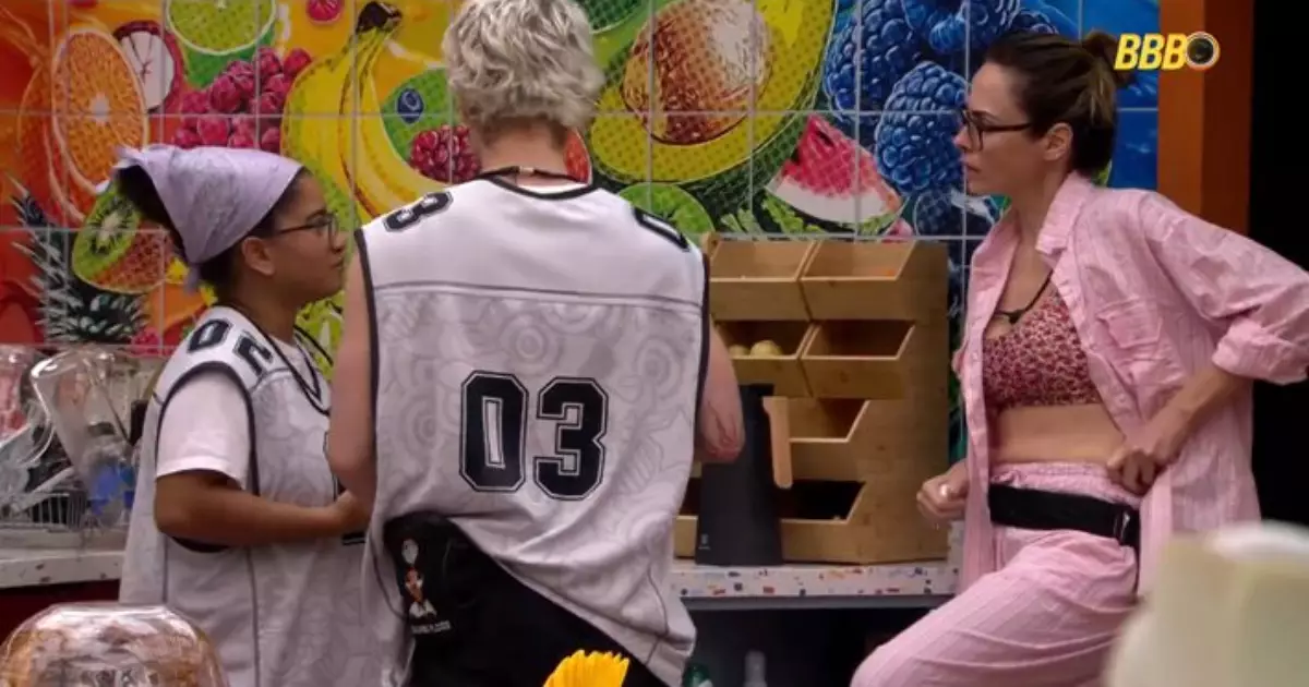 Participantes do BBB 26 durante a prova do finalista