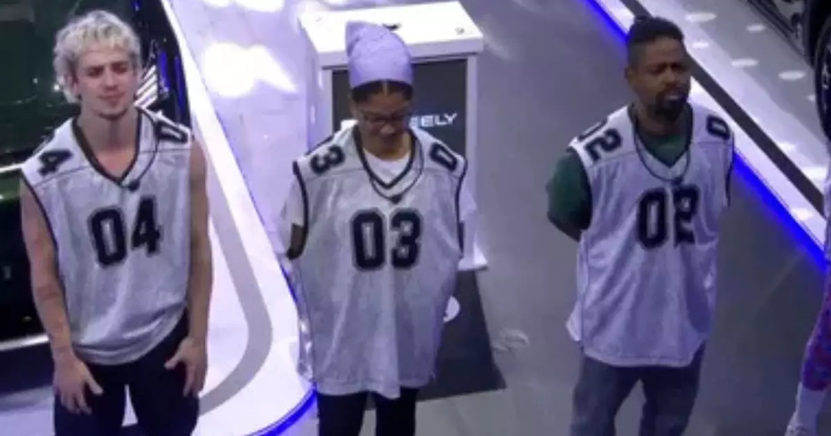 Juliano Floss comemorando vitória na Prova do Finalista