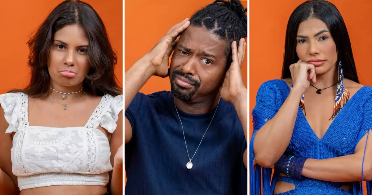 Leandro Marciele e Gabriela no confinamento do BBB26