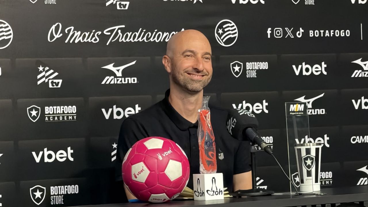 Bellão em coletiva após Botafogo 0 a 0 Palmeiras