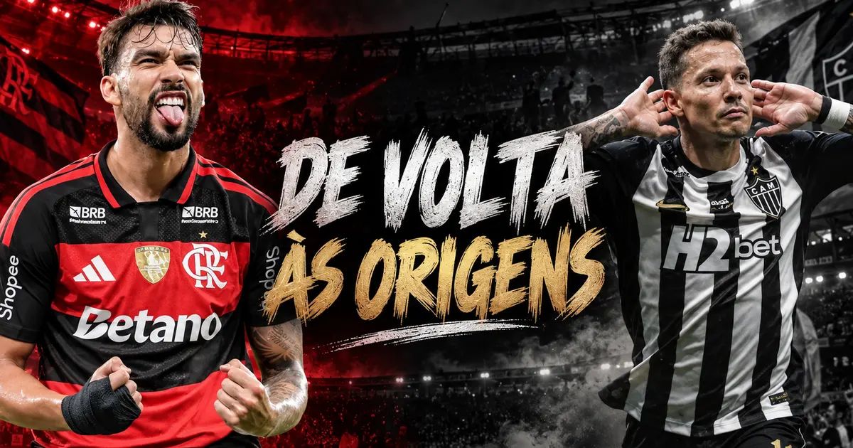 Bernard comemorando gol pelo Atlético-MG
