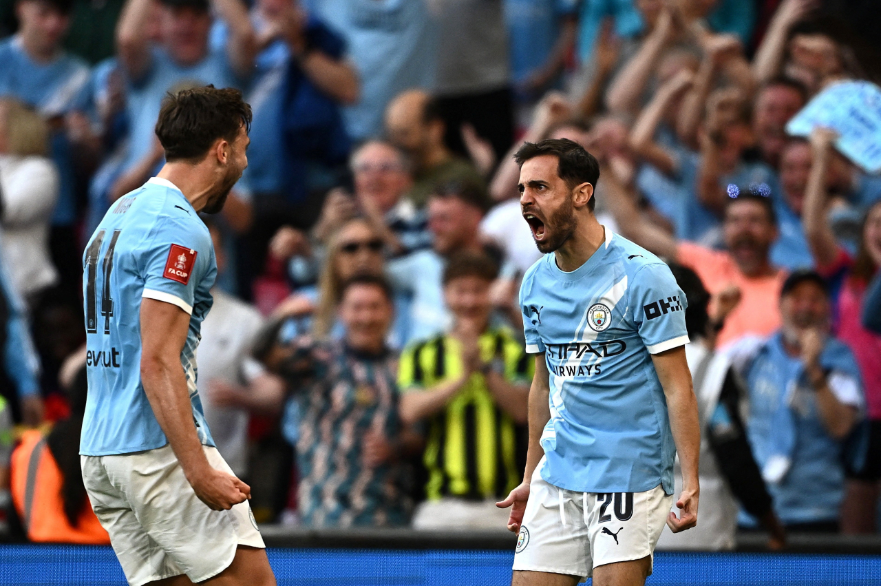 Bernardo Silva em ação pelo Manchester City