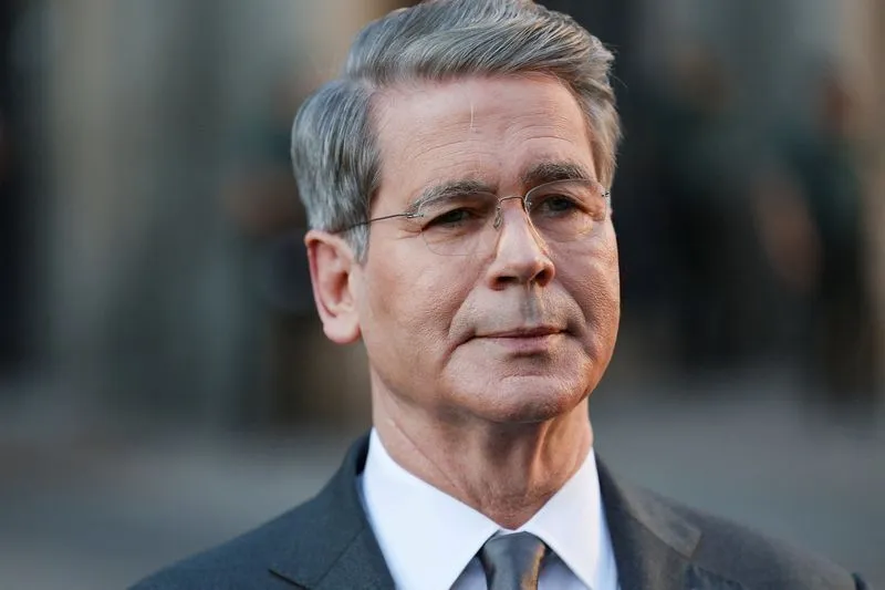 Scott Bessent falando em evento em Washington