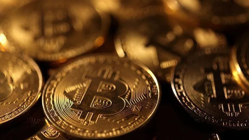 Gráfico de preço do Bitcoin em queda