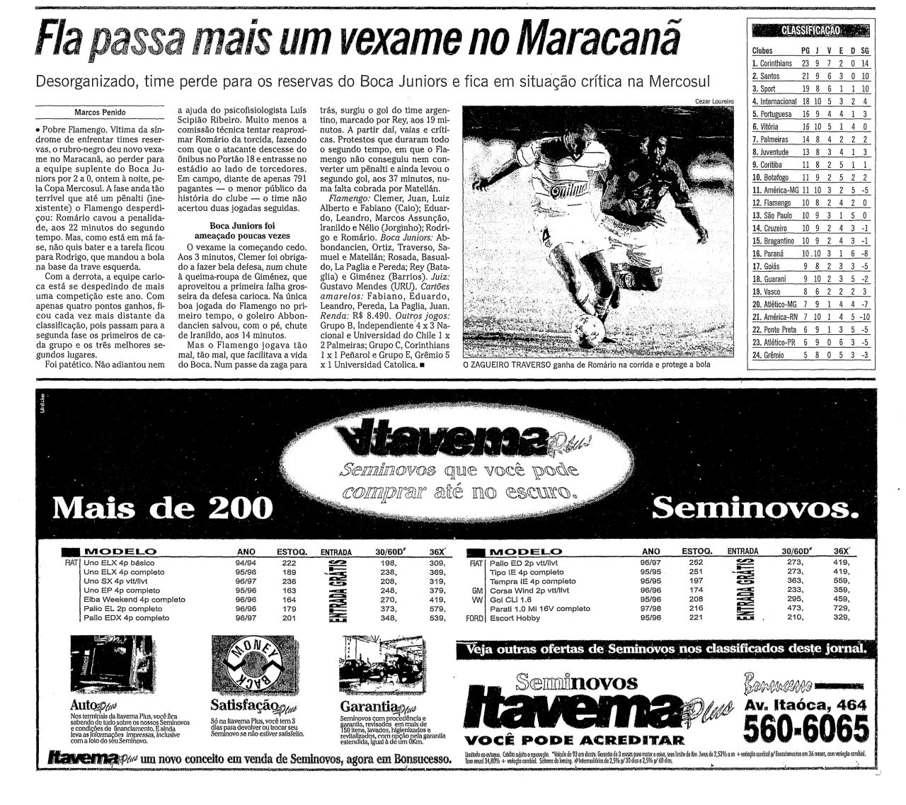 Torcida do Boca Juniors no Maracanã
