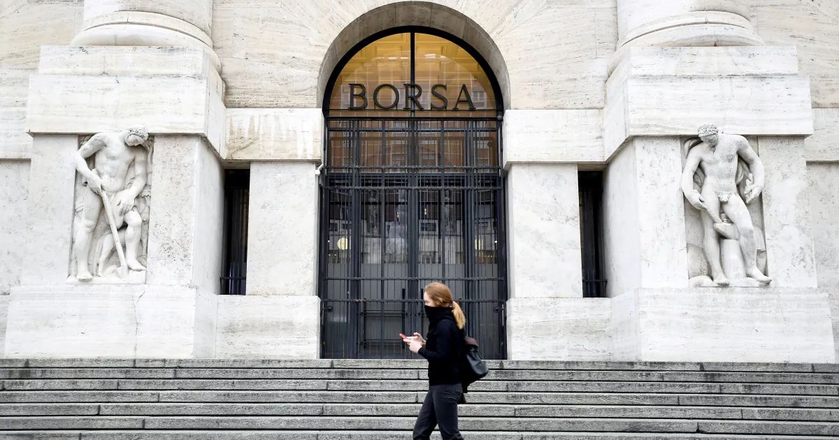 Tela com índices das bolsas europeias e gráfico do preço do petróleo