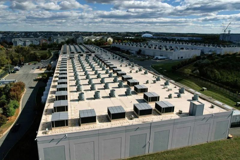 Data center em construção