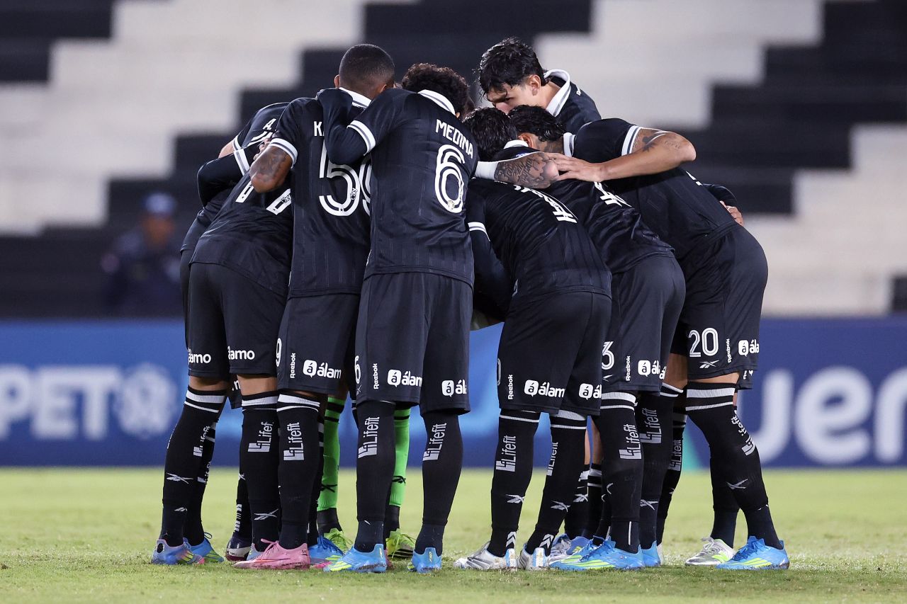 Time do Botafogo antes da partida