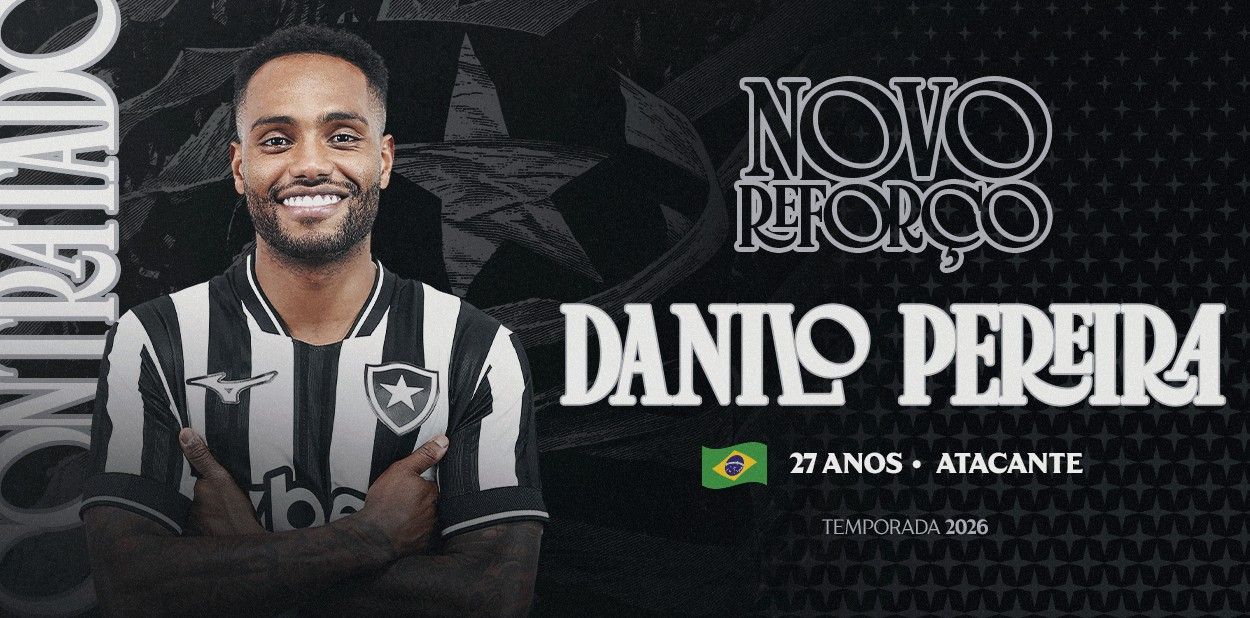 Danilo Pereira com a camisa do Botafogo