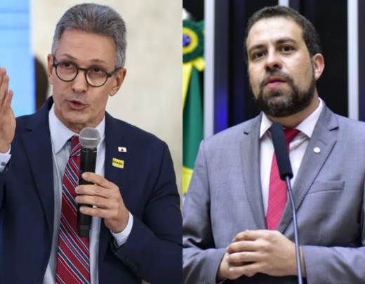 Guilherme Boulos e Romeu Zema em postagens nas redes sociais sobre trabalho infantil