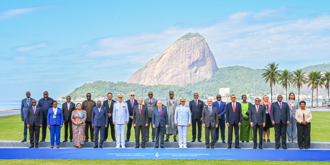 Ministro Mauro Vieira na cerimônia da Zopacas no Rio de Janeiro
