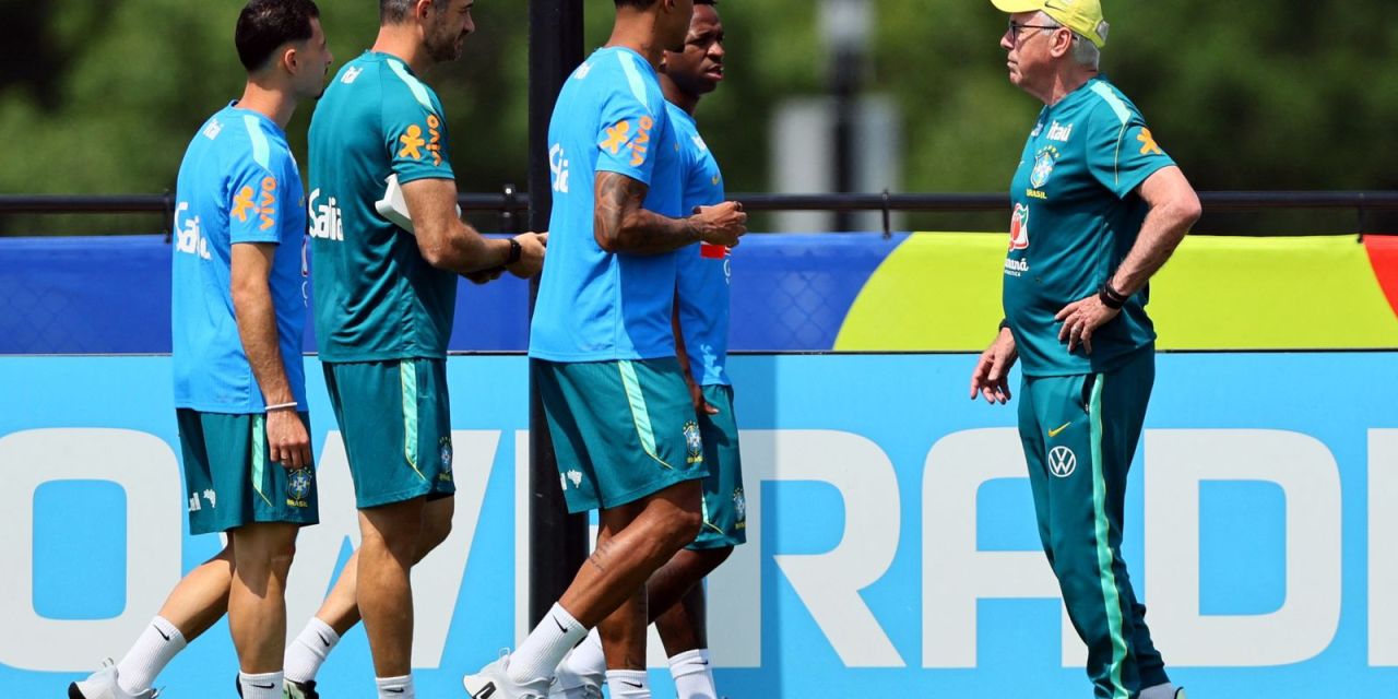 Treino da Seleção Brasileira no Columbia Park