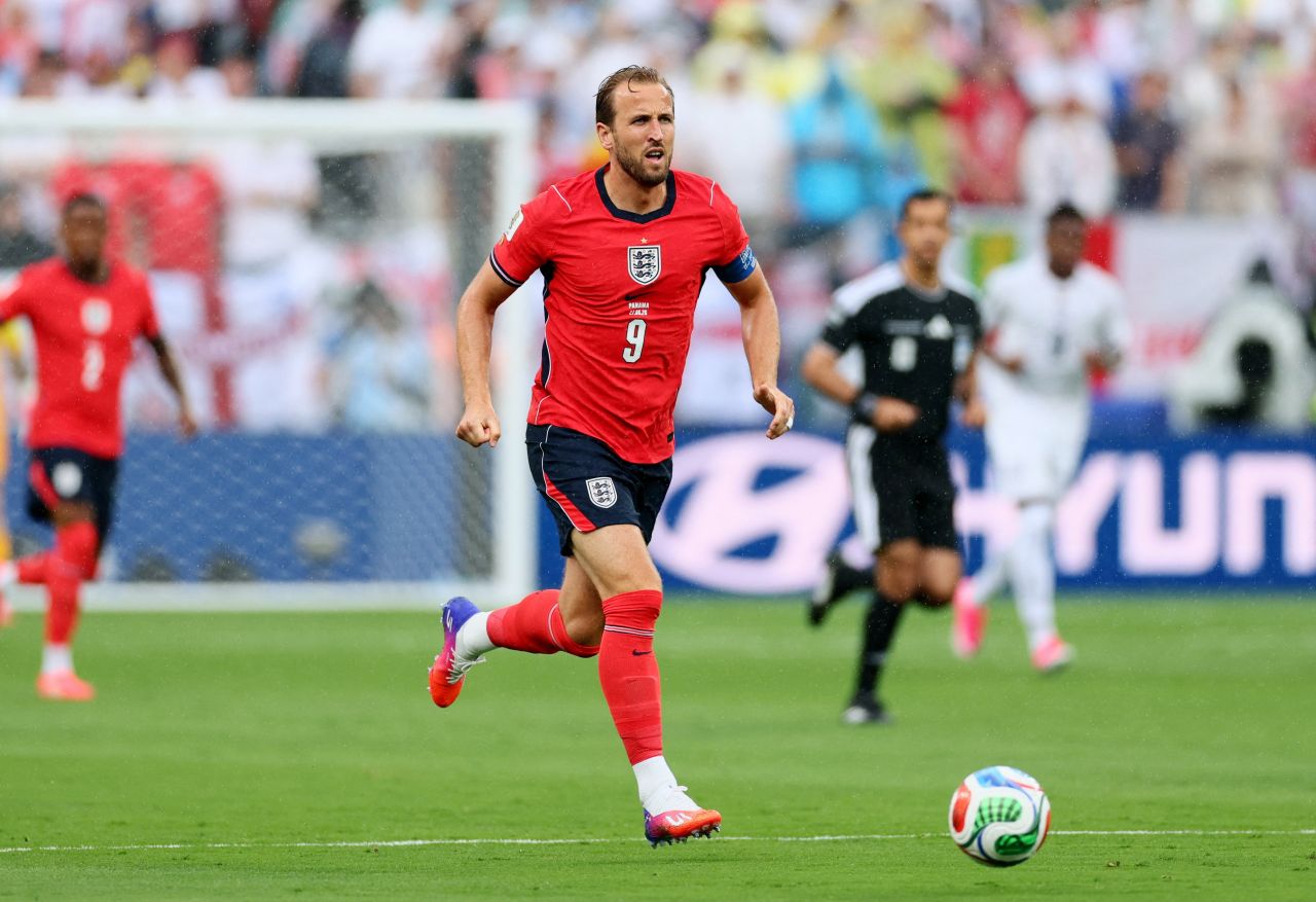 Harry Kane em partida da Inglaterra