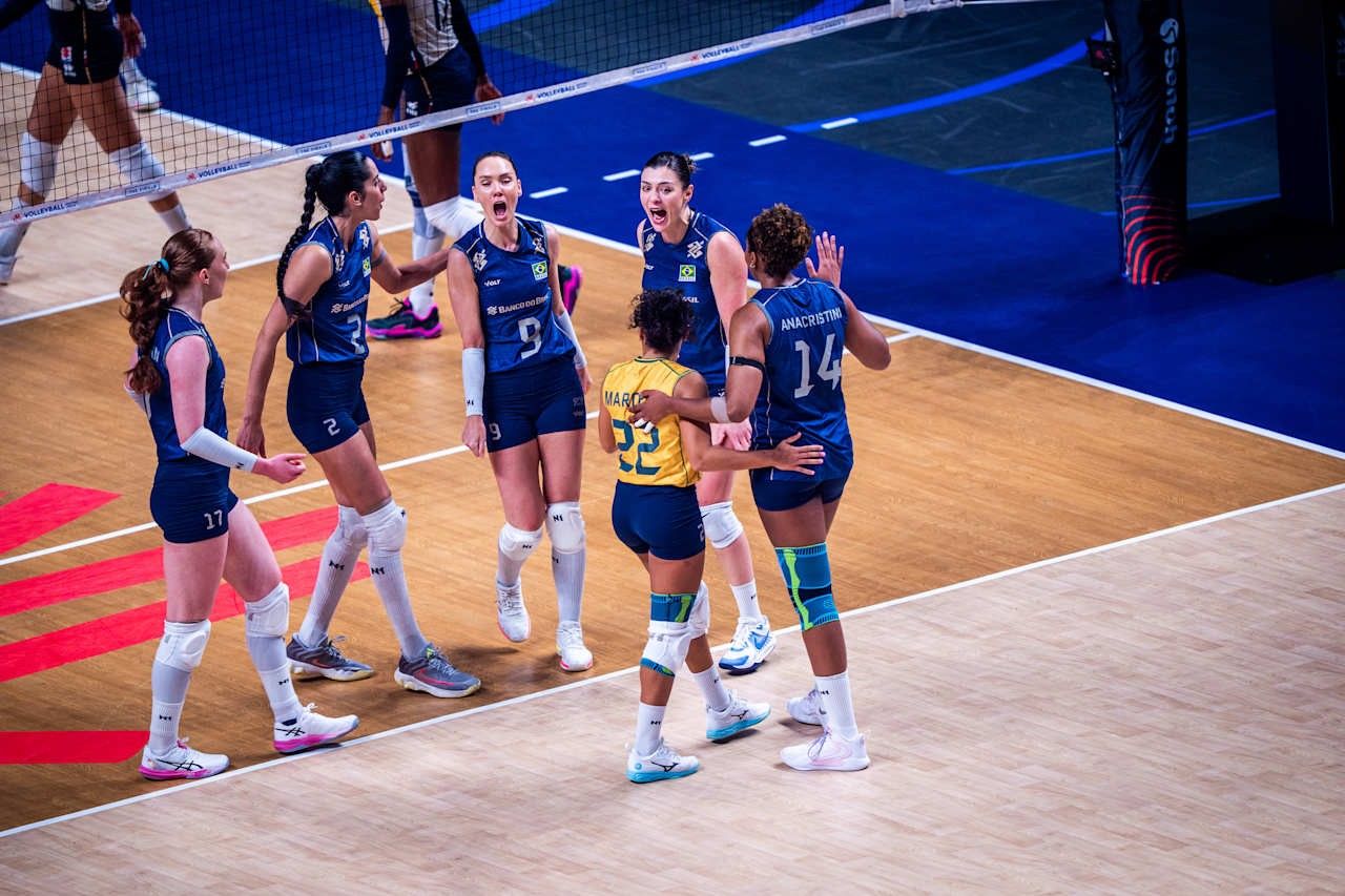 Brasil x Itália semifinal VNL vôlei