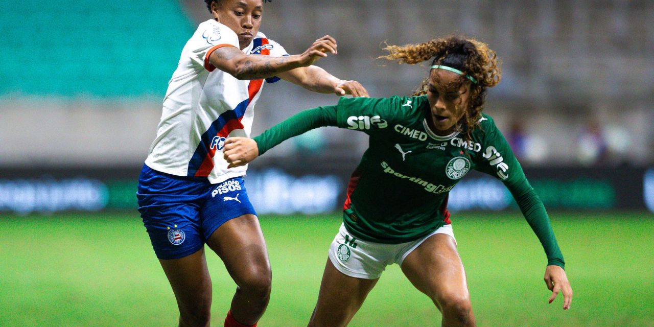 Palmeiras e Bahia em disputa na Arena Barueri