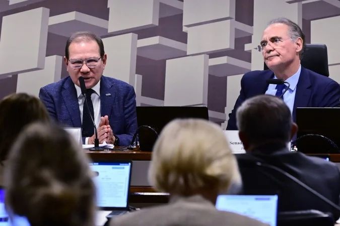 Nelson de Souza em audiência no Senado