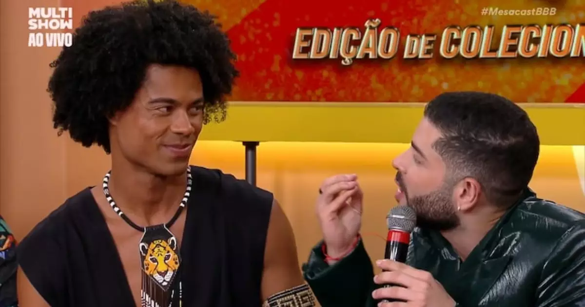 Breno e Marcelo conversam em estúdio antes da final
