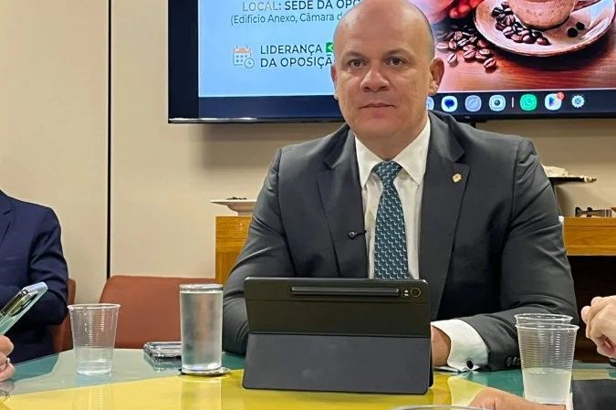 Cabo Gilberto durante café com jornalistas em Brasília