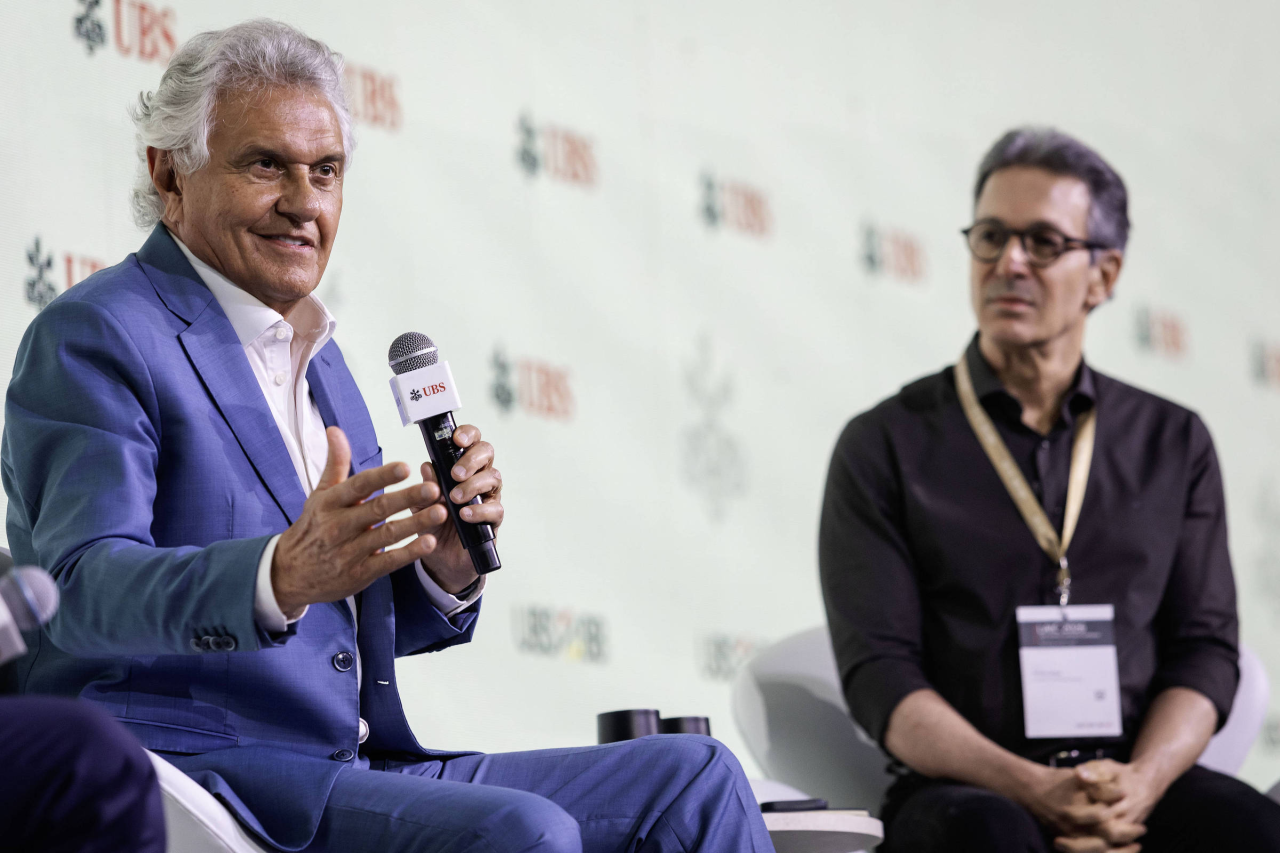 Ronaldo Caiado em evento público em Belo Horizonte