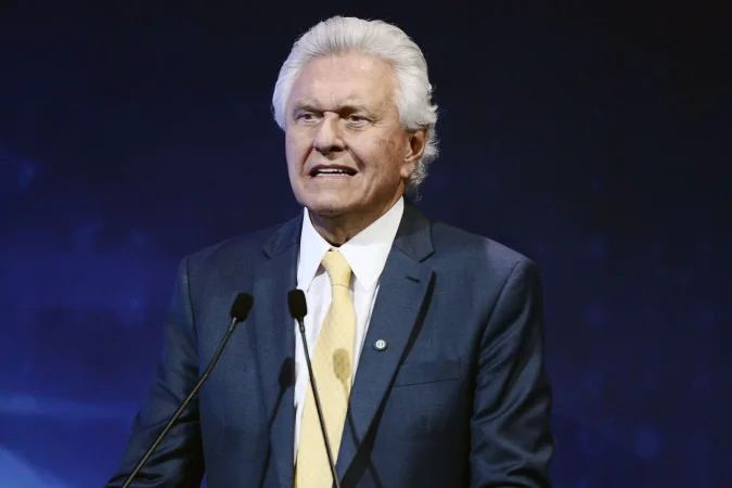 Ronaldo Caiado durante debate em São Paulo