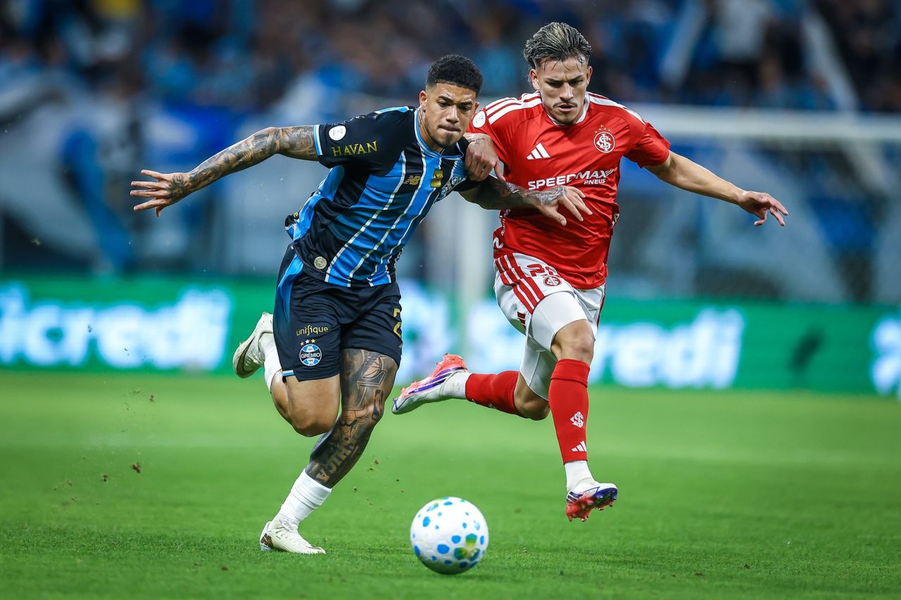Diego Caito durante o Gre‑Nal na Arena