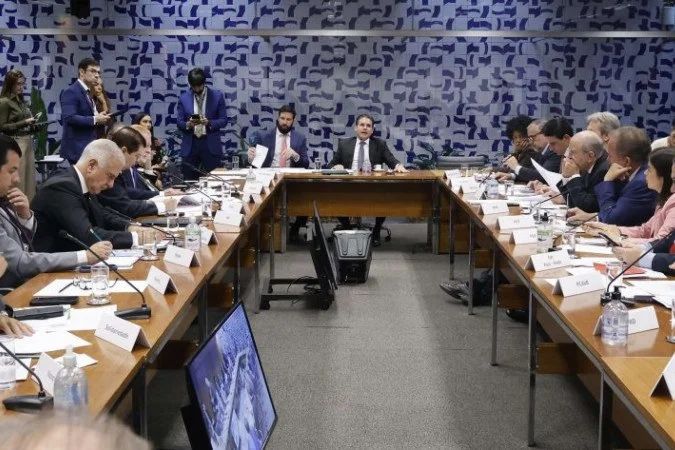 Plenário da Câmara dos Deputados durante sessão