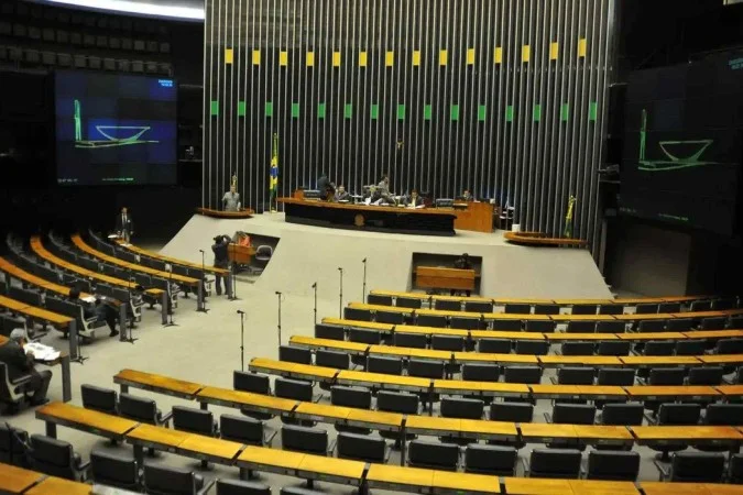 Plenário da Câmara dos Deputados durante votação
