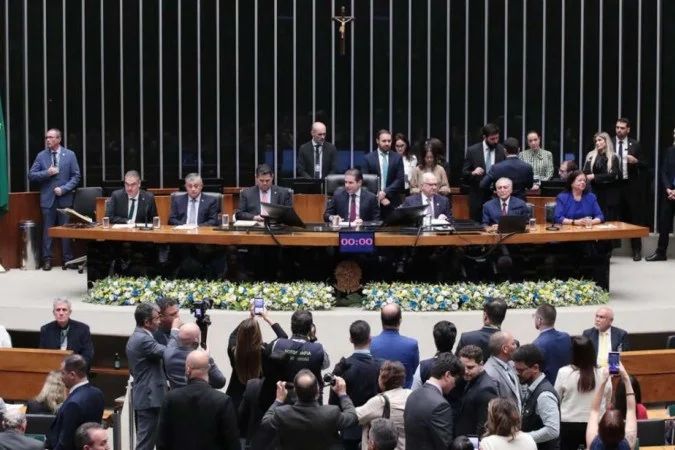 Plenário da Câmara dos Deputados em sessão