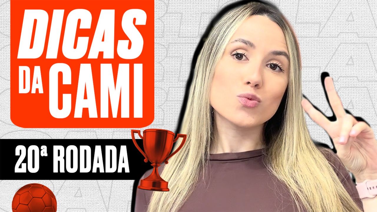 Cami Campos apresenta escalação para rodada 20 do Cartola