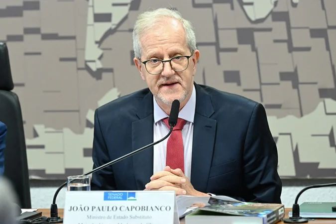 João Paulo Capobianco em pronunciamento