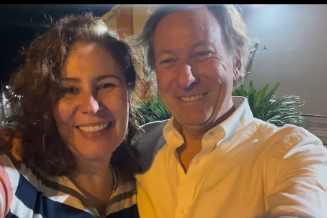 Carla Zambelli após soltura na Itália