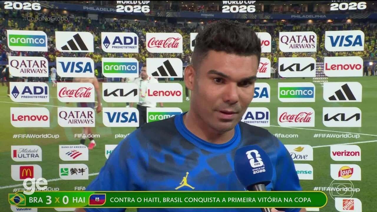 Casemiro em ação pela seleção brasileira