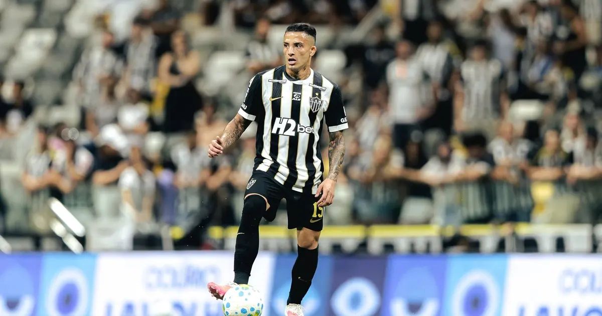 Kevin Castaño em ação pelo Atlético-MG