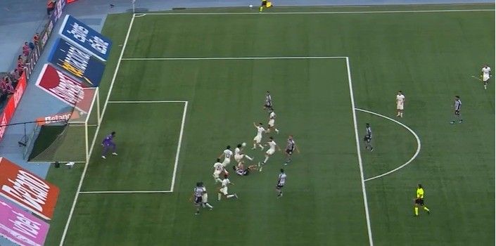 Trecho do VAR em Botafogo x Corinthians