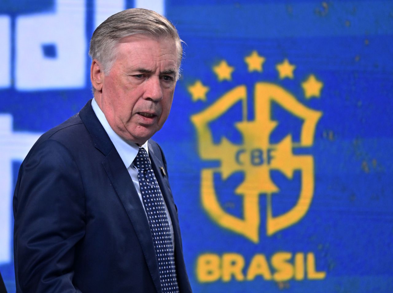 Carlo Ancelotti, técnico da seleção brasileira