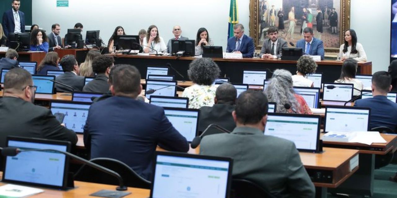 Plenário da Câmara dos Deputados durante sessão