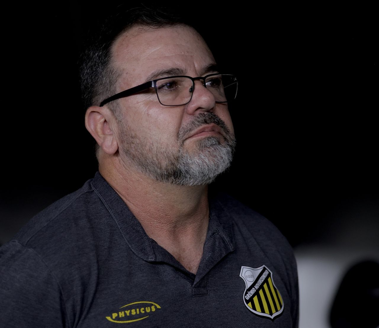 Enderson Moreira durante partida Ceará x Novorizontino