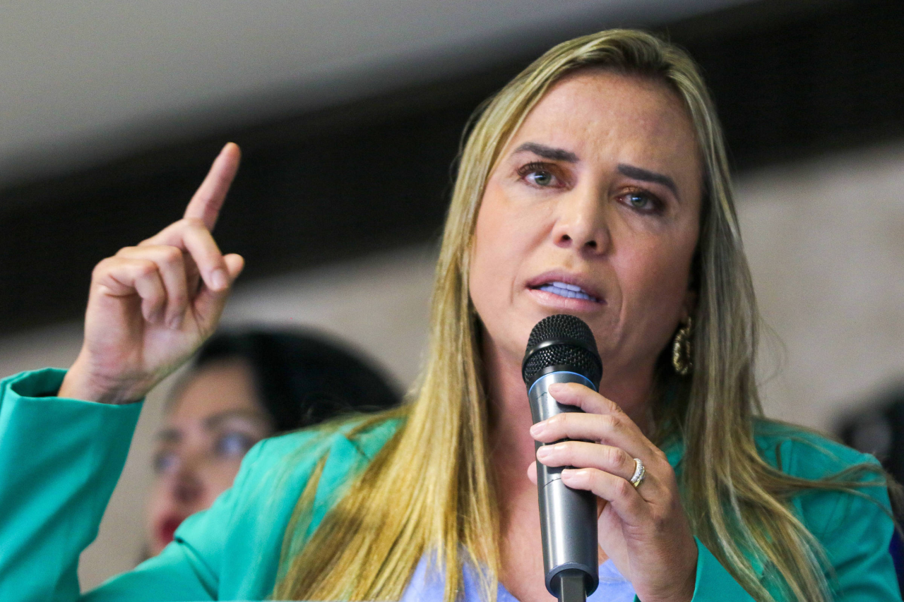 Governadora Celina Leão em reunião com deputados distritais