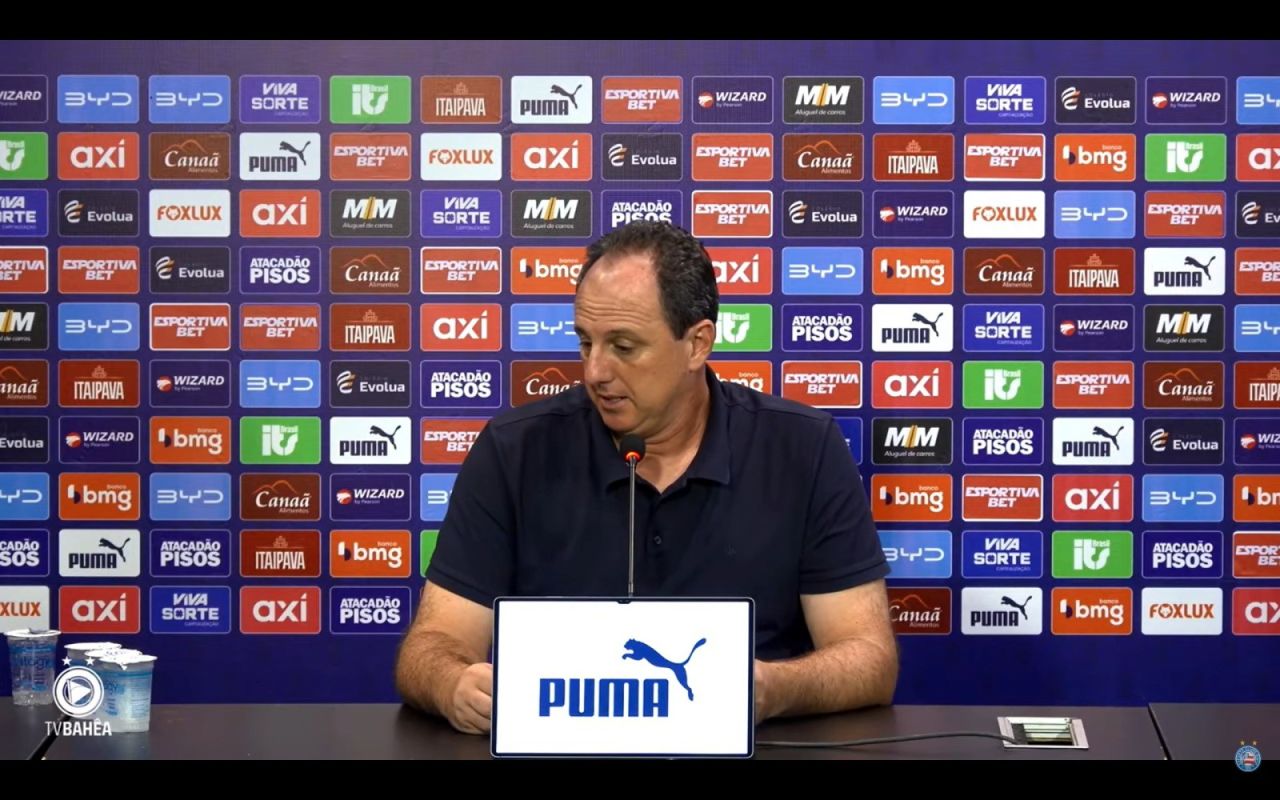 Rogério Ceni em entrevista após derrota do Bahia