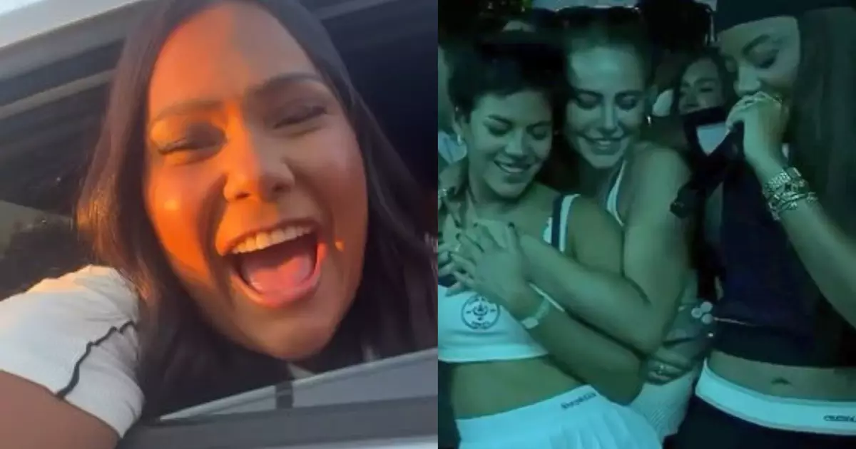 Chaiany no aniversário de Ludmilla