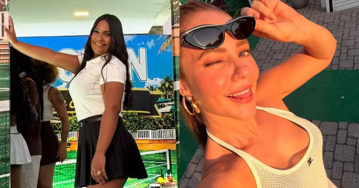 Chaiany em festa de Ludmilla