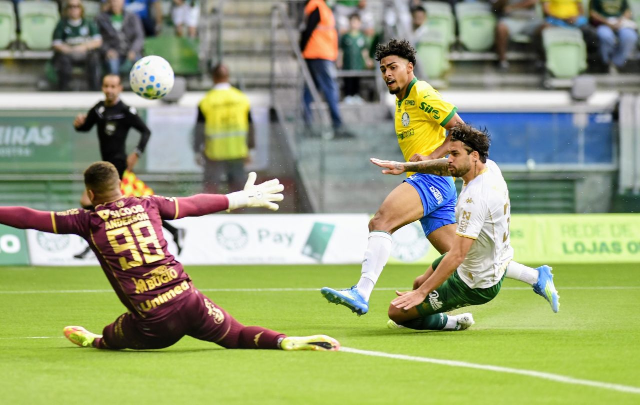 Luighi durante Palmeiras x Chapecoense