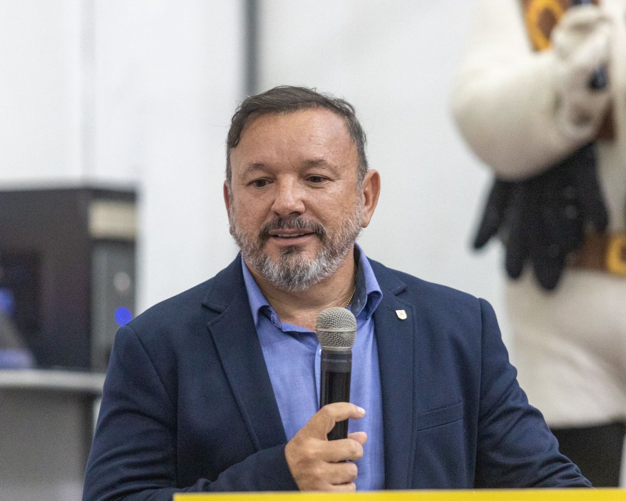 Presidente da Comissão de Arbitragem da FCF, Paulo Silvio