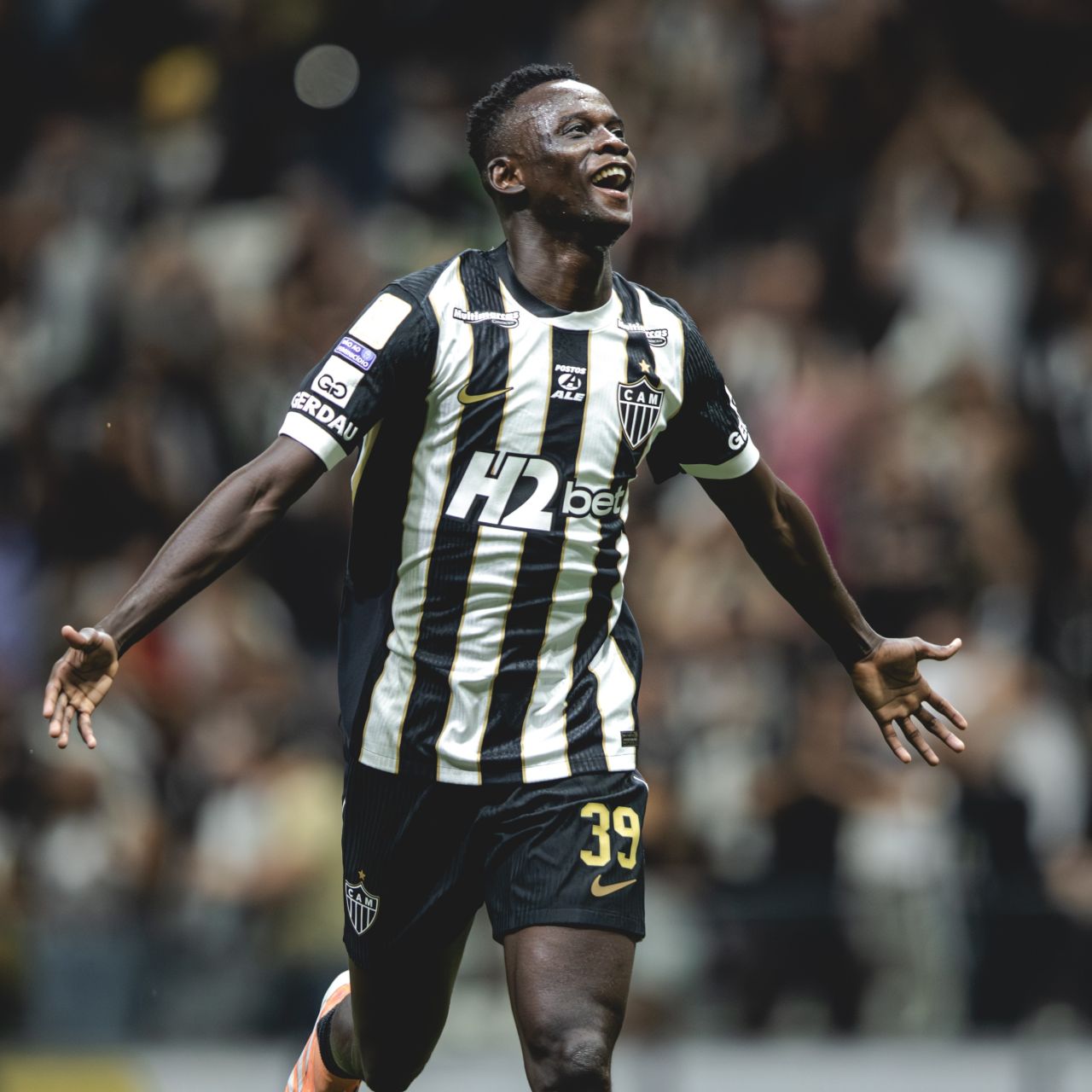 Cissé em ação pelo Atlético-MG