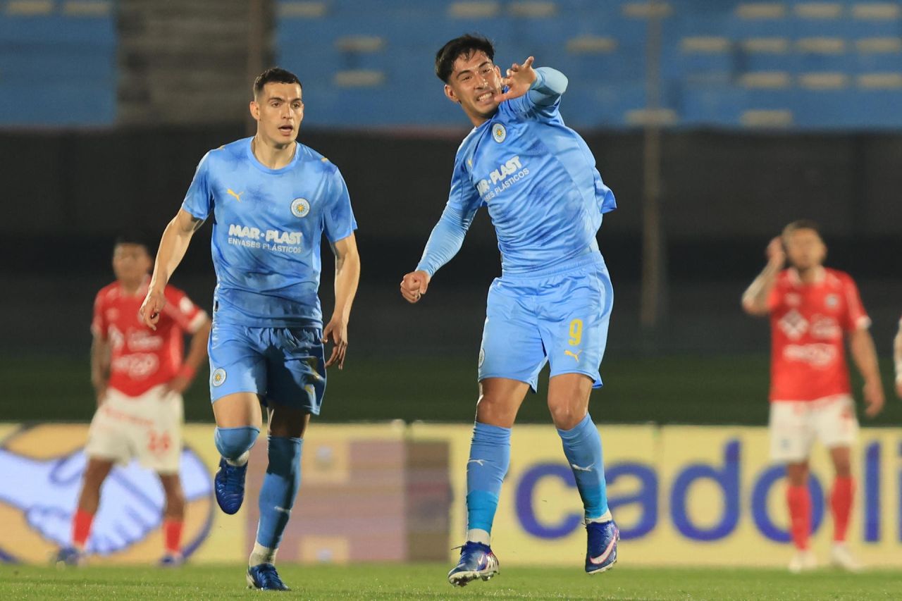 Salomón Rodríguez comemora gol pelo Montevideo City Torque