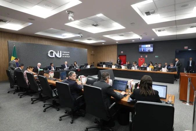 Plenário do Conselho Nacional de Justiça em sessão