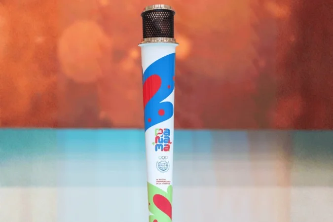 Delegação brasileira embarcando para os Jogos Sul-Americanos da Juventude no Panamá