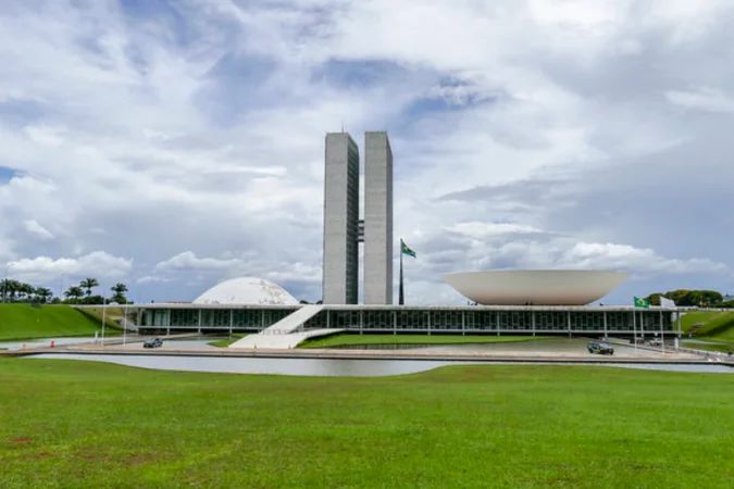Plenário da Câmara dos Deputados durante sessão