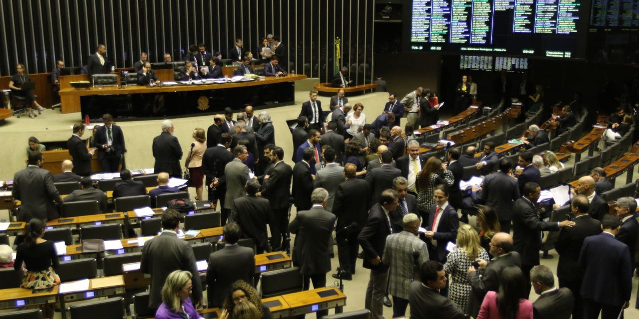 Plenário do Congresso Nacional em sessão deliberativa