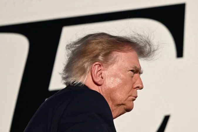 Flávio Bolsonaro e Donald Trump